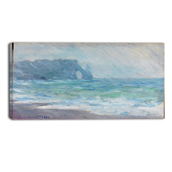 MasterPiece Painting - Claude Monet Regnvaer Etreatat