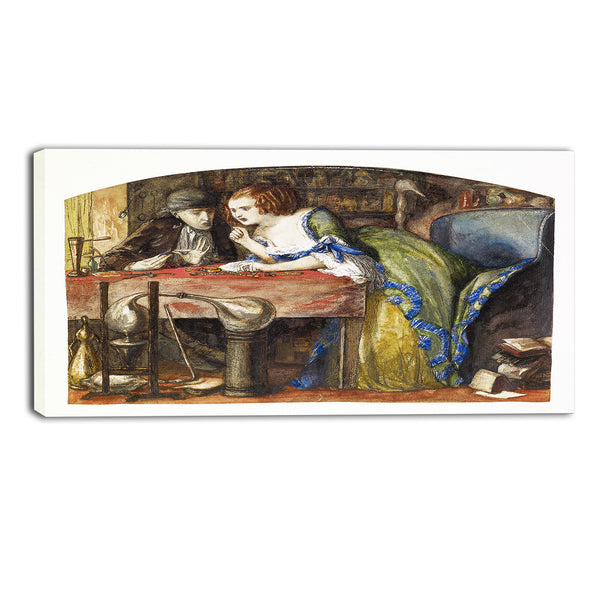 MasterPiece Painting - Dante Gabriel Rossetti The Laboratory