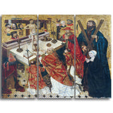 MasterPiece Painting - Diego de la Cruz The Mass of Saint Gregory