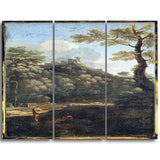 MasterPiece Painting - Dughet, Gaspard A Castle in a Wood