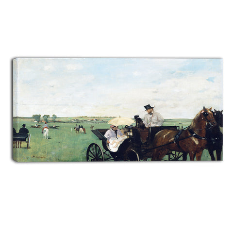 MasterPiece Painting - Edgar Degas At the Races in the Countryside