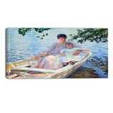 MasterPiece Painting - Edmund Charles Tarbell Mother and Child in a Boat