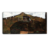 MasterPiece Painting - Egon Schiele Landscape with Ravens