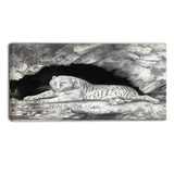 MasterPiece Painting - Elizabeth Pringle A Tiger Lying in the Entrance of a Cave