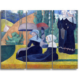 MasterPiece Painting - Emile Bernard Breton Women with Umbrellas