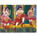 MasterPiece Painting - Ernst Ludwig Kirchner Czardas dancers