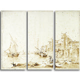 MasterPiece Painting - Francesco Guardi An Imaginary View of a Venetian Lagoon