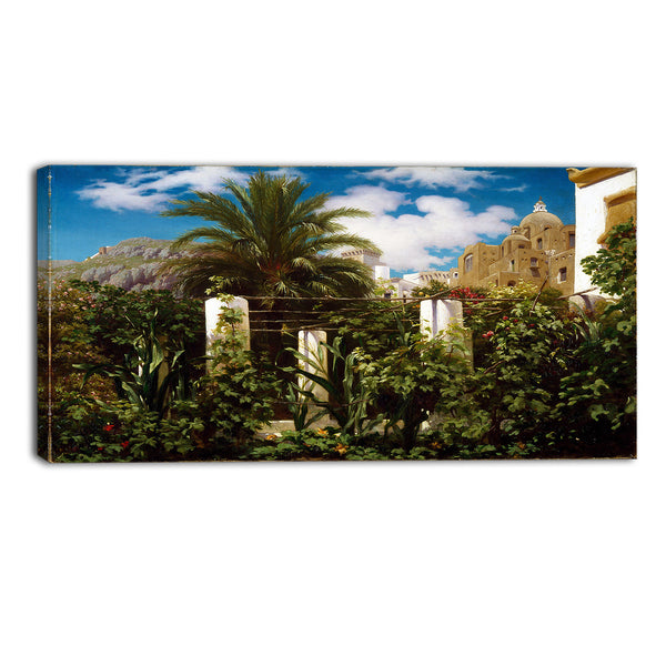 MasterPiece Painting - Frederic Leighton Garden of an Inn, Capri