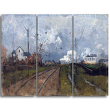 MasterPiece Painting - Frits Thaulow The Train is arriving