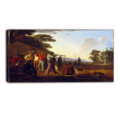 MasterPiece Painting - George Caleb Bingham Shooting for the Beef