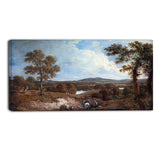 MasterPiece Painting - George Howland Landscape with Figures in the Foreground