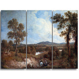 MasterPiece Painting - George Howland Landscape with Figures in the Foreground
