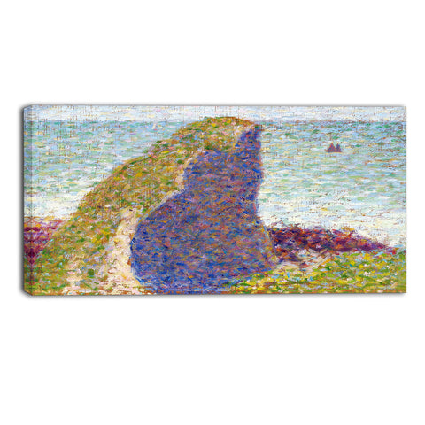 MasterPiece Painting - Georges Seurat Study for Le Bec du Hoc Grandcamp