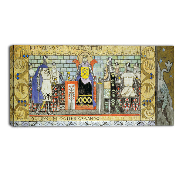 MasterPiece Painting - Gerhard Munthe Asmund in the King's Hall