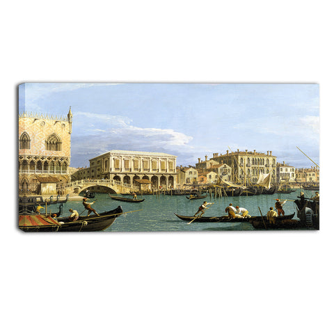 MasterPiece Painting - Giovanni Antonio Canal View of the Riva degli Schiavoni, Venice