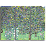 MasterPiece Painting - Gustav Klimt Rosebushes Under the Trees