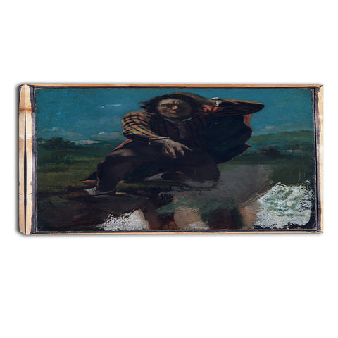 MasterPiece Painting - Gustave Courbet Man Made Mad with Fear