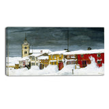 MasterPiece Painting - Harald Sohlberg Street in Roros in Winter