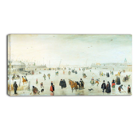 MasterPiece Painting - Hendrick Avercamp A Scene on the Ice