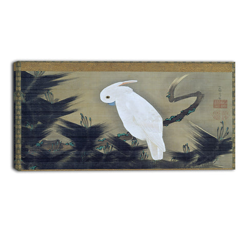 MasterPiece Painting - Ito Jakuchu White Cockatoo on a Pine Branch