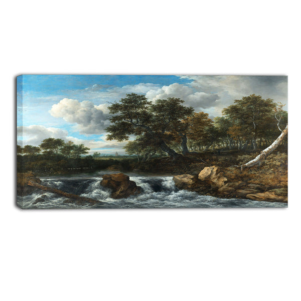 MasterPiece Painting - Jacob Isaacksz Landschap met waterval