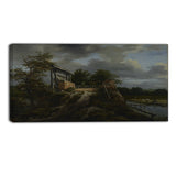 MasterPiece Painting - Jacob van Ruisdael Bridge with a Sluice