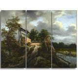 MasterPiece Painting - Jacob van Ruisdael Bridge with a Sluice