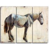 MasterPiece Painting - Jacques Laurent Agasse Study of a Grey Horse