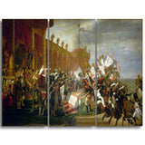 MasterPiece Painting - Jacques Louis David The Army takes an Oath to the Emperor