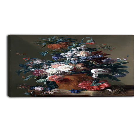 MasterPiece Painting - Jan van HuysumVase of Flowers 3 16Wx32H