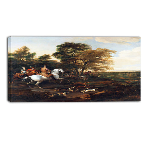 MasterPiece Painting - Jan Wyck Hare Hunting