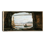 MasterPiece Painting - JC Dahl View from a Grotto Near Posillipo