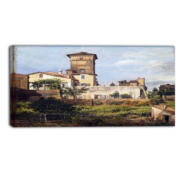 MasterPiece Painting - JC Dahl Scene from the Villa Malta