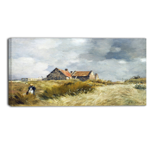 MasterPiece Painting - Jean Charles Cazin Cottages in the Dunes