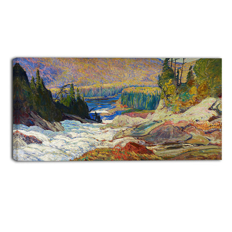 MasterPiece Painting - JEH MacDonald Montreal River