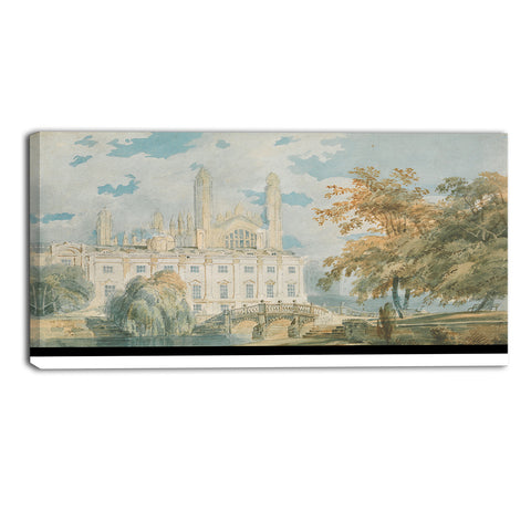 MasterPiece Painting - JMW Turner Clare Hall and King's College Chapel