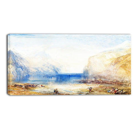 MasterPiece Painting - JMW Turner Fluelen Morning (looking towards the lake)