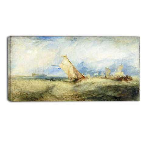 MasterPiece Painting - JMW Turner Van Tromp, Going About to Please his Masters