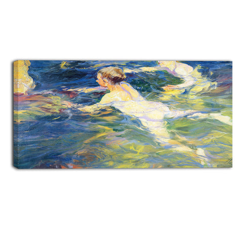 MasterPiece Painting - Joaquin Sorolla y Bastida Swimmers Javea