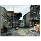 MasterPiece Painting - Johan Barthold Jongkind A street in Landerneau