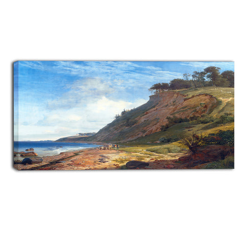 MasterPiece Painting - Johan Thomas Lundbye A Danish Coast View from Kitnaes