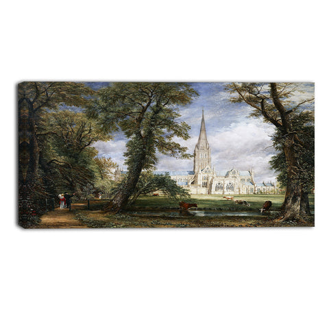 MasterPiece Painting - John Constable Salisbury Cathedral from the Bishop's Garden