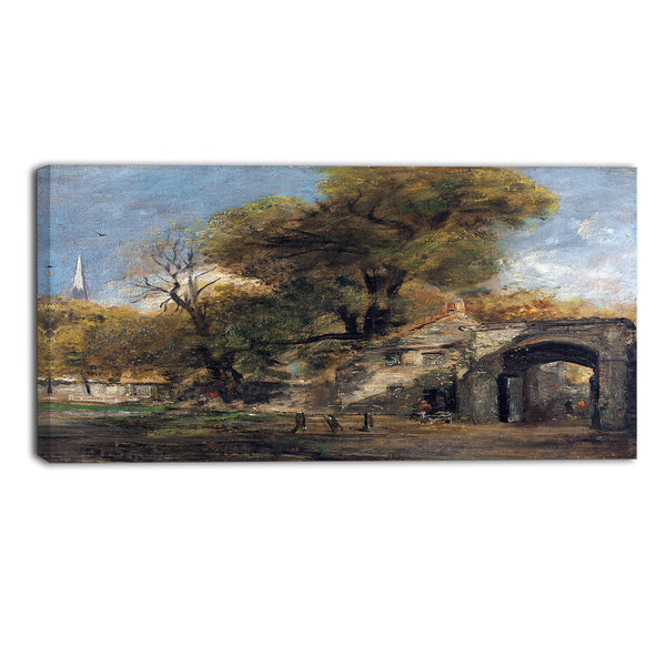 MasterPiece Painting - John Constable Harnham Gate Salisbury