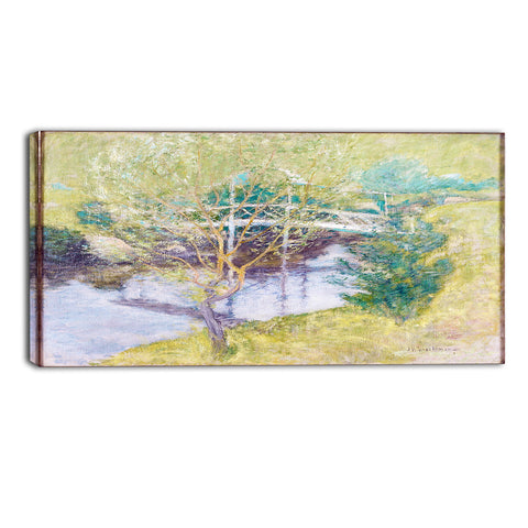 MasterPiece Painting - John Henry Twachtman The White Bridge