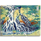 MasterPiece Painting - Katsushika Hokusai Pilgrims at Kirifuri Waterfal