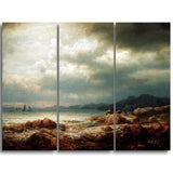 MasterPiece Painting - Lars Hertervig Coastal Landscape