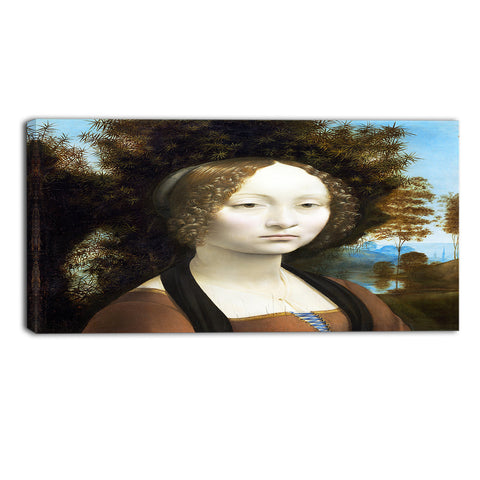 MasterPiece Painting - Leonardo da Vinci Ginerva de Benci