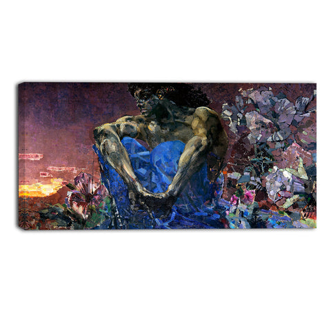 MasterPiece Painting - Mikhail Vrubel Demon (sitting)