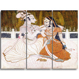 MasterPiece Painting - Krishna and Radha 16Wx32H