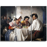 MasterPiece Painting - Carl Bloch In a Roman Osteria